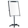 MasterVision Platinum Mobile Easel, White, 29 x 41, Black Frame View Product Image