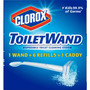 Clorox Toilet Wand Disposable Toilet Cleaning Kit: Handle, Caddy and Refills, 6/Carton View Product Image