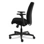 HON Ignition Series Fabric Low-Back Task Chair, Supports up to 300 lbs., Black Seat/Black Back, Black Base View Product Image