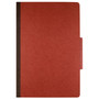 AbilityOne 7530009908884 SKILCRAFT Classification Folder, 2 Dividers, Letter Size, Earth Red View Product Image