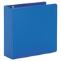 Cardinal SuperStrength Locking Slant-D Ring Binder, 3 Rings, 3" Capacity, 11 x 8.5, Blue View Product Image