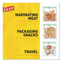 Glad Fold-Top Sandwich Bags, 6.5" x 5.5", Clear, 180/Box, 12 Boxes/Carton View Product Image