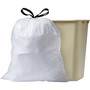 Glad Tall Kitchen Drawstring Trash Bags, 13 gal, 0.72 mil, 24" x 27.38", Gray, 400/Carton View Product Image