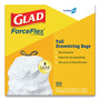 Glad Tall Kitchen Drawstring Trash Bags, 13 gal, 0.72 mil, 24" x 27.38", Gray, 100/Box View Product Image