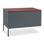 HON Metro Classic Series Workstation Return, Right, 42w x 24d, Mahogany/Charcoal View Product Image