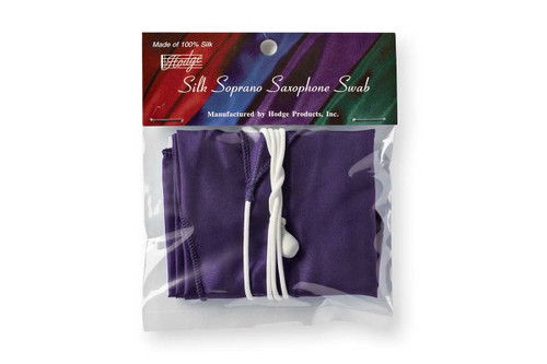 Hodge Silk Soprano Sax Swab - Deep Purple