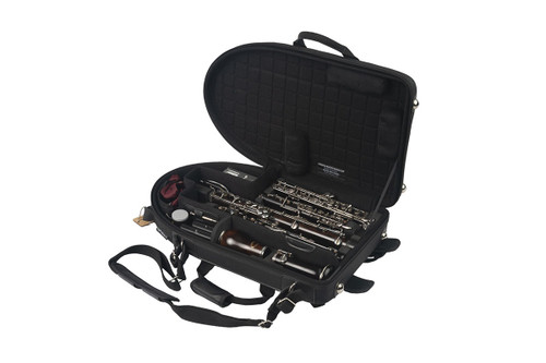 Marcus Bonna Oboe and English Horn Case, Nylon, Black, (rocket-style) - (Instrument not included)