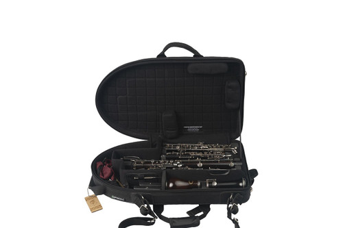 Marcus Bonna Oboe and English Horn Case, Nylon, Black, (rocket-style) - (Instrument not included)