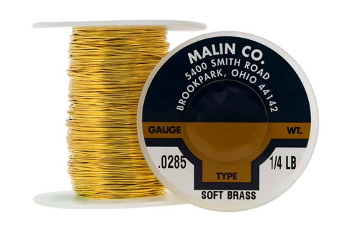 ACC-1772 Brass Wire for Bassoon Reeds- 1/4 lbs Spool