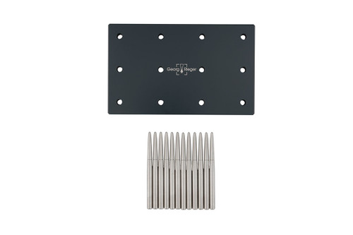 Rieger Drying Board for 12 Bassoon Reeds with mandrel pins