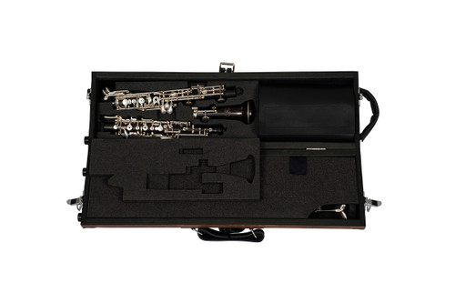 Wiseman Oboe/English Horn Double Case - Wood (oboe half)