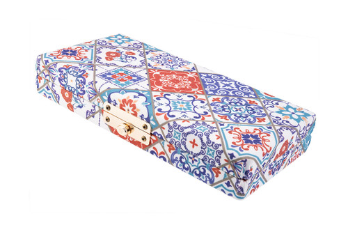 40-Reed Oboe Reed Case in Faux-Quilt Design