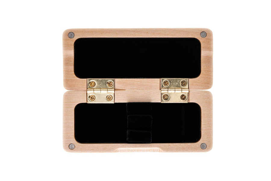 2-Reed Slimline Wood Oboe Reed Cases by Oboes.ch - natural