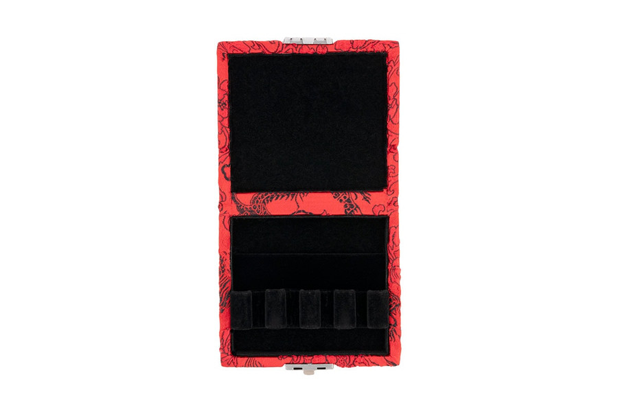 4-Reed Bassoon Reed Cases by Oboes.ch - Red with Black Dragon