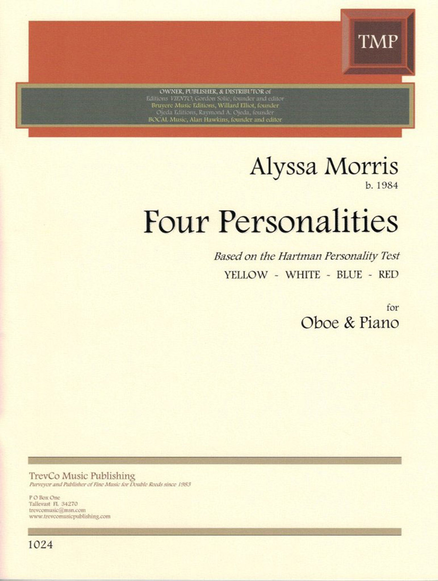 Morris: Four Personalities for Oboe and Piano
