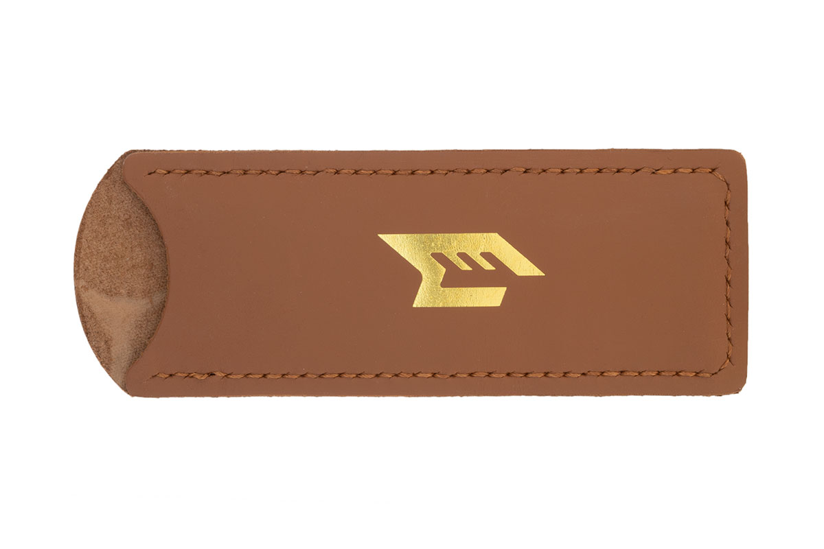 FENDI: leather wallet with all over FF print and band - Brown