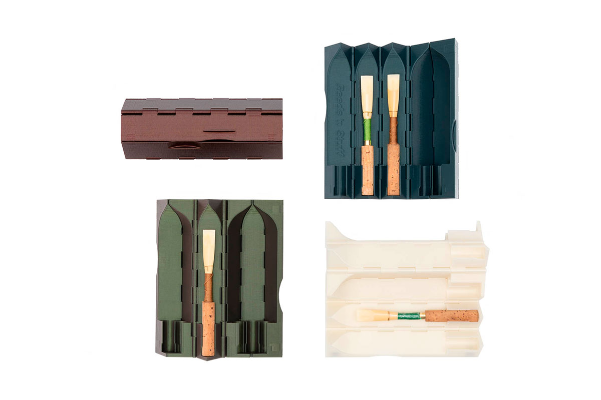 6-Reed Oboe Reed Case -Hexagonal Shape, by Reeds 'n Stuff
