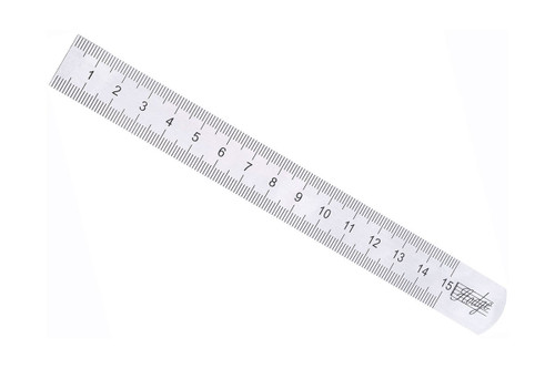 Metric Imperial Rulers. Scale for a Ruler in Inches and