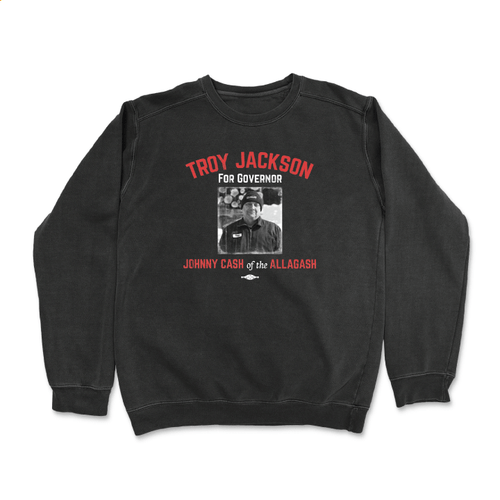 Johnny Cash of the Allagash (Black Crewneck Sweater)