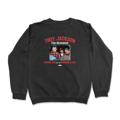 Kicking Ass for the Working Class (Black Crewneck Sweater)