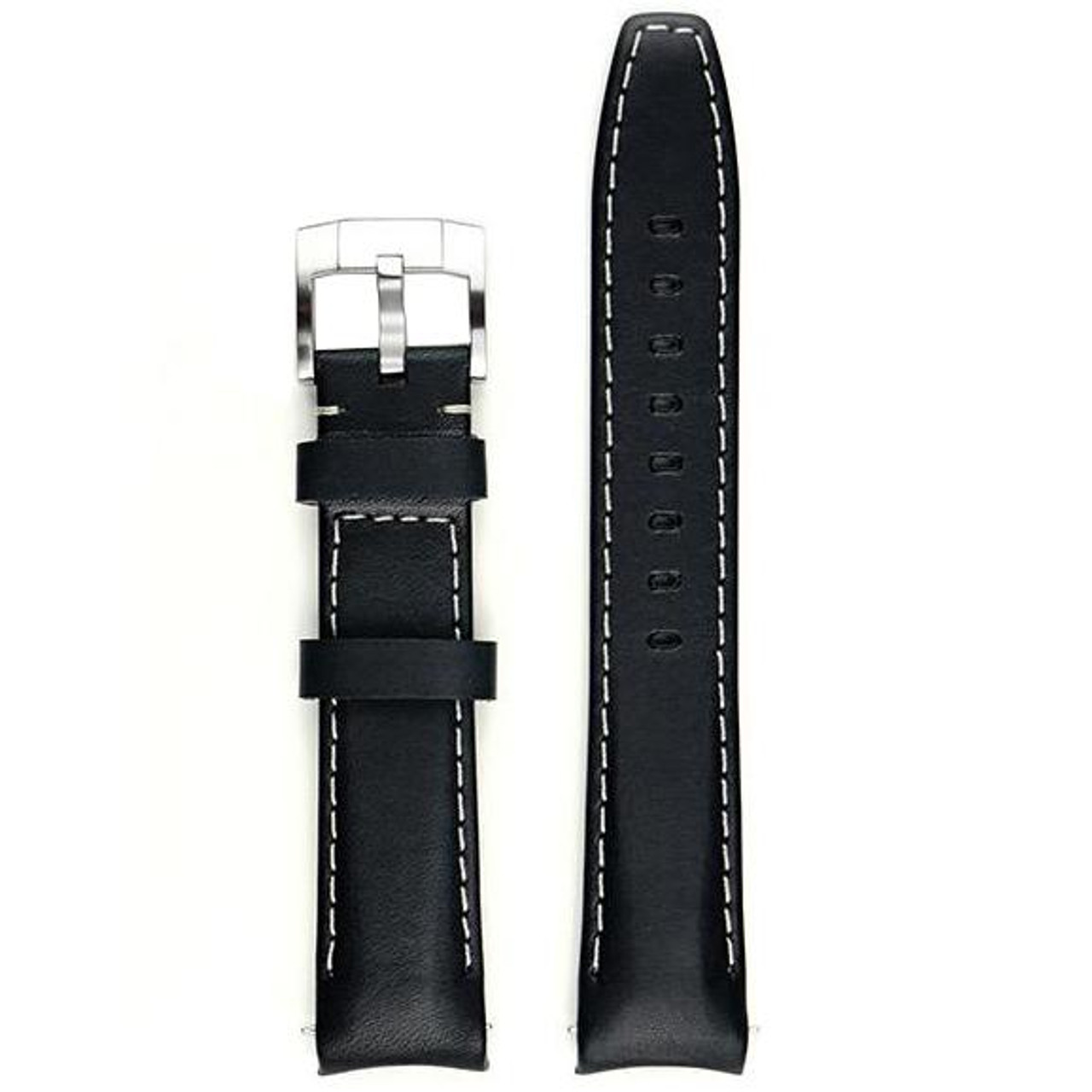 everest bands curved end link leather