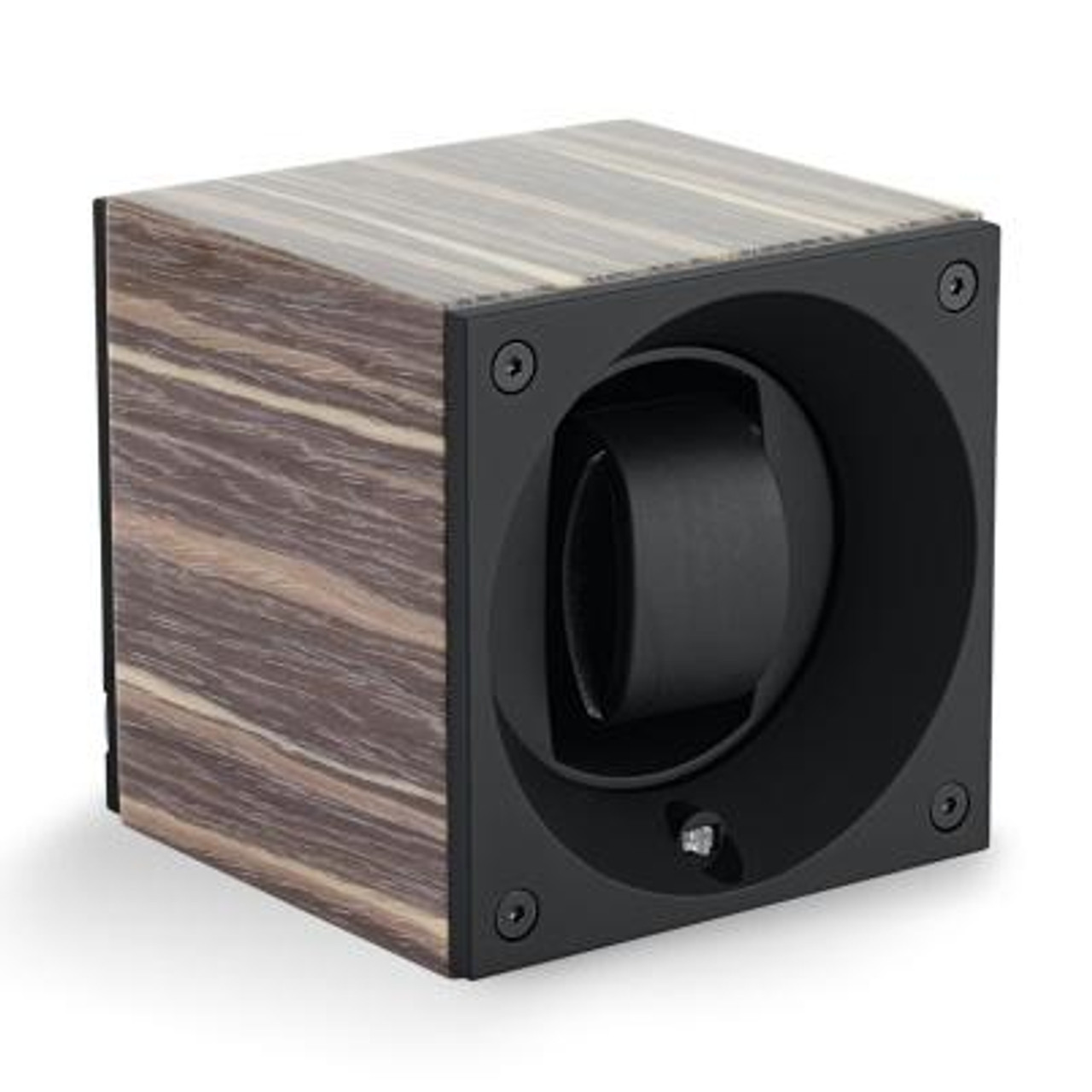 SwissKubik Masterbox Watch Winder in Shiny Varnished Grey Ash Wood