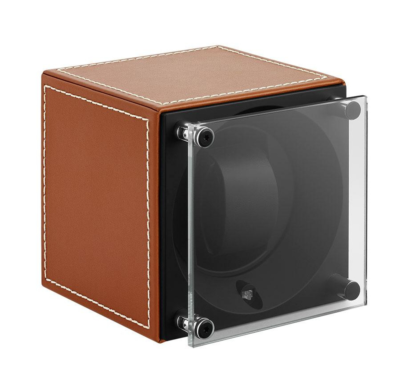 SwissKubik Masterbox Watch Winder in Shiny Varnished Grey Ash Wood