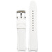 Everest Curved Rubber Strap White for Rolex Air-King & Rolex Milgauss