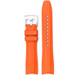 Everest Curved Rubber Strap Orange EH10 for Rolex Deepsea Sea-Dweller 116660