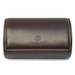 Everest Watch Roll for 2 Watches Espresso Brown
