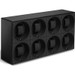 SwissKubik Masterbox Eightfold Watch Winder in Black Leather with Black Stitching