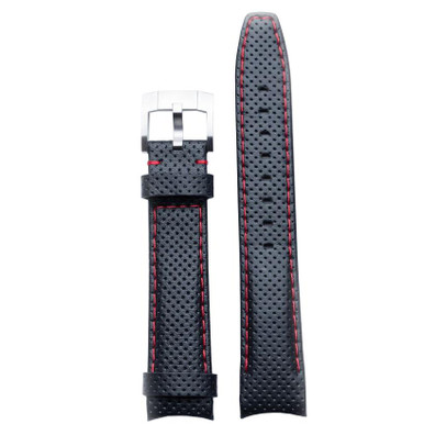 Red Monogram Luxury Watch Band