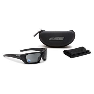0 325 Ess Eye Pro Rollbar Black Silver Logo Polarized Mirrored Gray