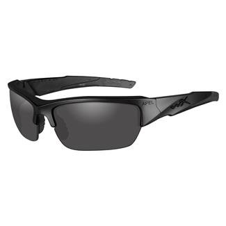 0 325 Wiley X Valor Apel Black Smoke Gray Clear