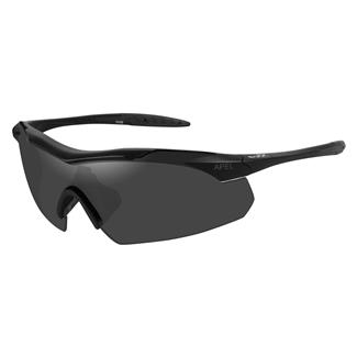0 325 Wiley X Vapor Apel Black Smoke Gray Clear