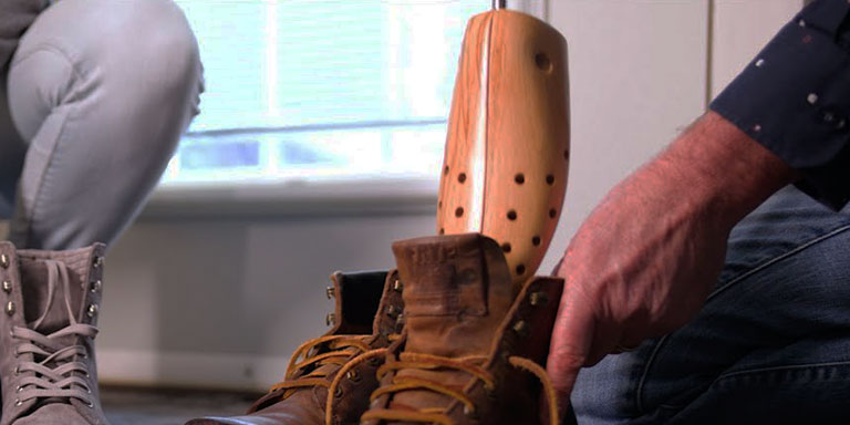 Use Boot Stretchers And Boot Stretching Spray