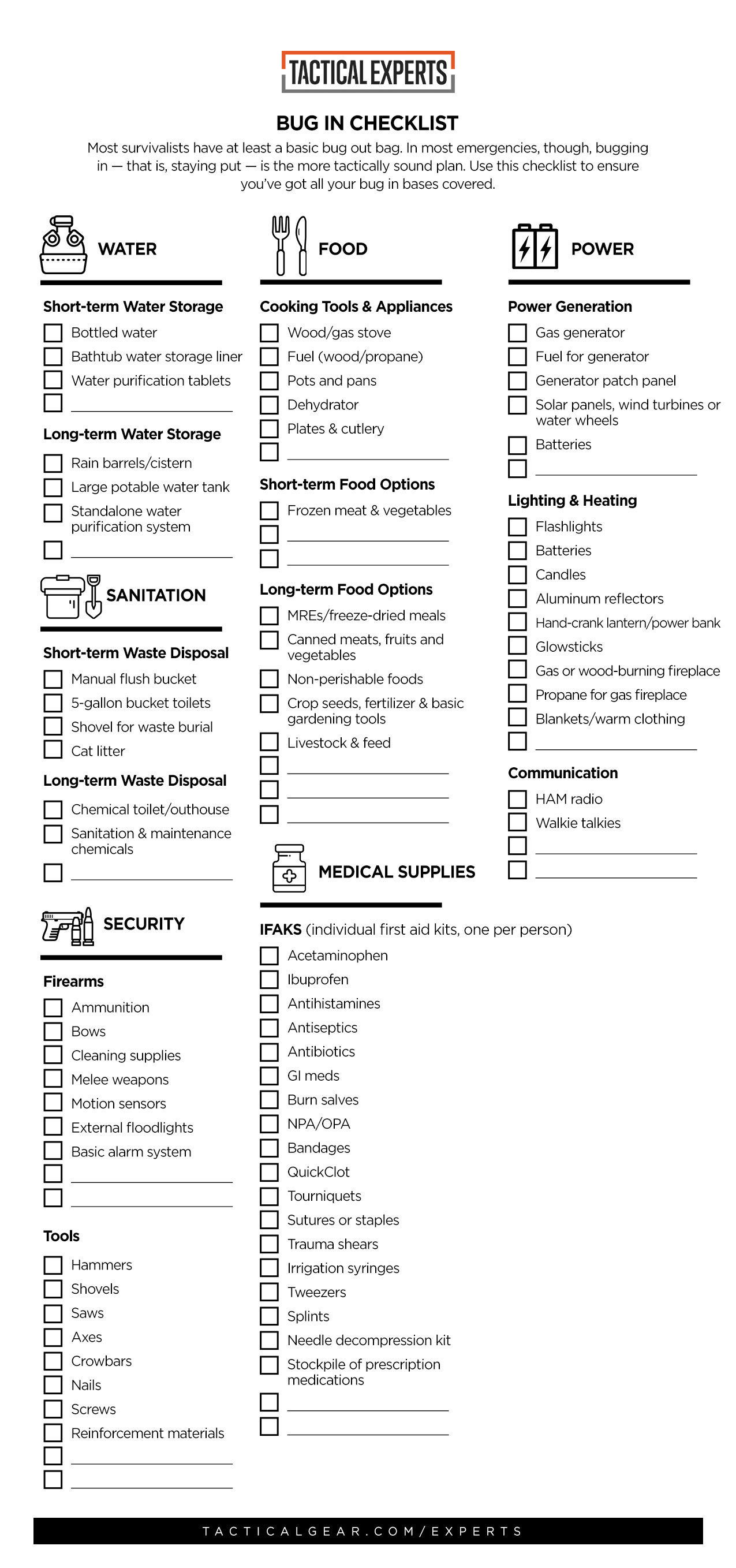 Bug In Checklist Infographic Full