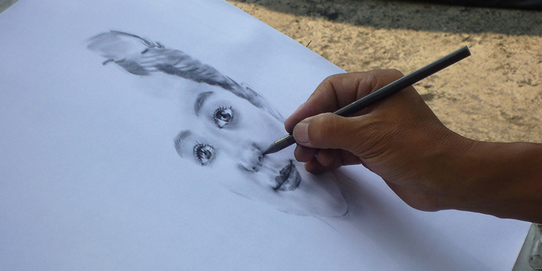 Drawing A Face From Memory