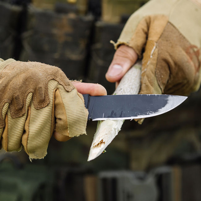 Straight Back Knives