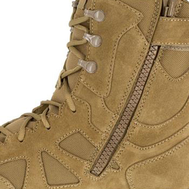 Side Zip Military Boots