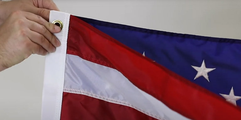 How To Fold An American Flag Step 01