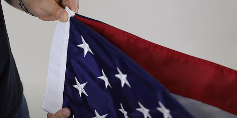 How To Fold An American Flag Step 02