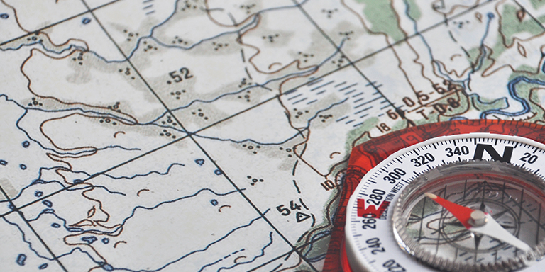 Compass And Map