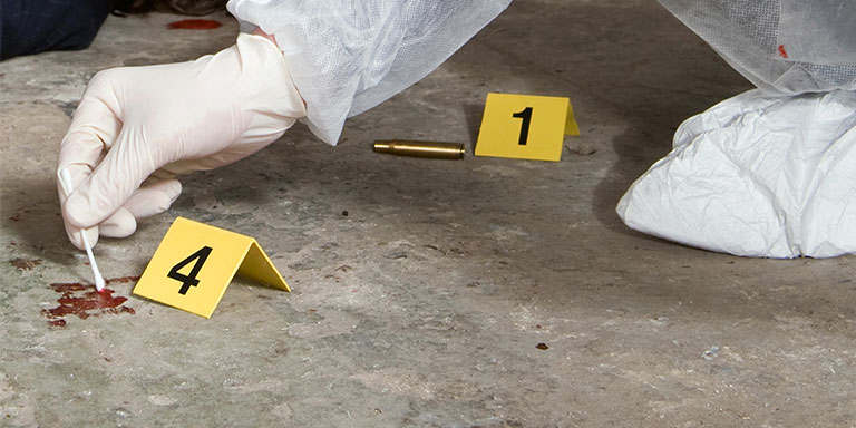 Collecting Dna At A Crime Scene