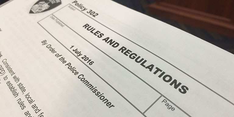 Sops And Rules And Regulations