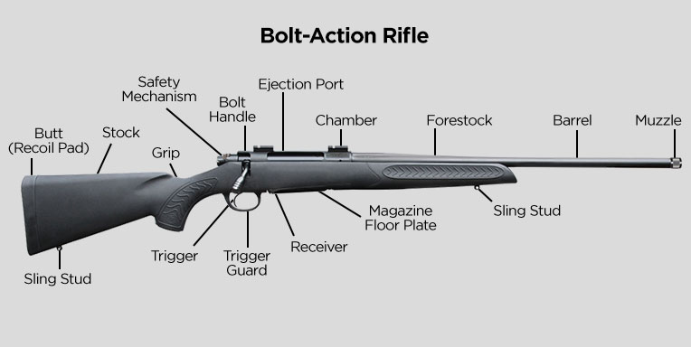 Bolt Action Rifle Parts
