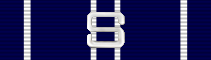 128 Coast Guard Rifle Marksmanship Ribbon With Sharpshooter Device