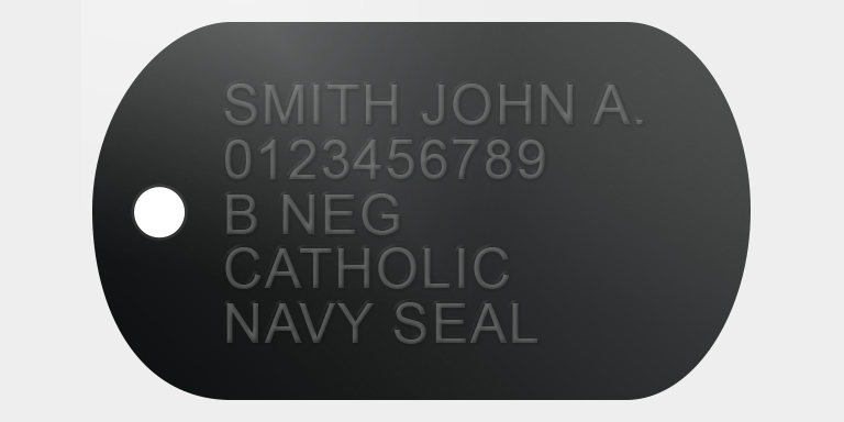 Special Forces Dog Tags