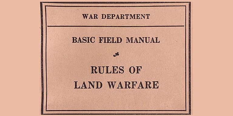 Laws Of War And Military Codes Of Conduct