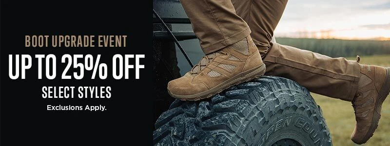 up to 25% off select footwear